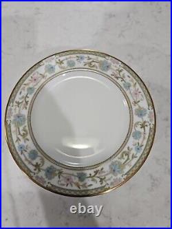 Noritake Sakura Pattern 9704 Bone China Set of 12 Bread Plates 6.5 Floral Mint
