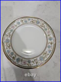 Noritake Sakura Pattern 9704 Bone China Set of 12 Bread Plates 6.5 Floral Mint
