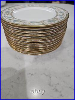 Noritake Sakura Pattern 9704 Bone China Set of 12 Bread Plates 6.5 Floral Mint