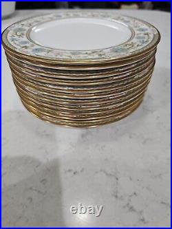 Noritake Sakura Pattern 9704 Bone China Set of 12 Bread Plates 6.5 Floral Mint