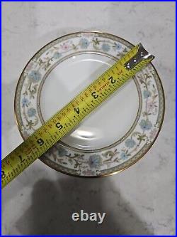Noritake Sakura Pattern 9704 Bone China Set of 12 Bread Plates 6.5 Floral Mint