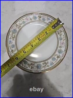 Noritake Sakura Pattern 9704 Bone China Set of 12 Bread Plates 6.5 Floral Mint