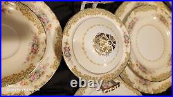 Noritake Sheila #4905 dinner/ salad/ sugar/ gravy bolt /VERY NICE