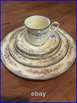 Noritake Shenandoah Bone China 12 Place Settings / 60 Pcs Plus Storage Free Ship