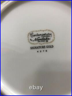 Noritake Signature Gold 55 Piece China Set 4276 NM to Mint