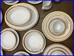 Noritake Signature Gold 55 Piece China Set 4276 NM to Mint