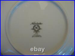 Noritake Silver Key China Ten (10) 7-Piece Place Settings plus Serving Dishes