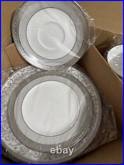 Noritake Summit Platinum 5-Piece Place Setting NIB Never Used Gorgeous Set