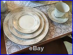 Noritake Sweet Leilani 3482 China 5 Piece Place Setting Service For 8 + Serving