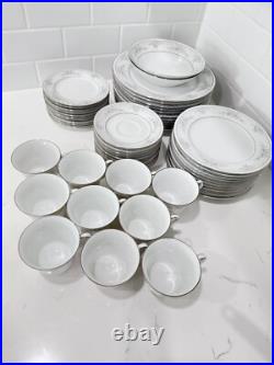Noritake Sweet Leilani #3482 China Set 54 pieces Plates, Bowls, Saucers, Cups