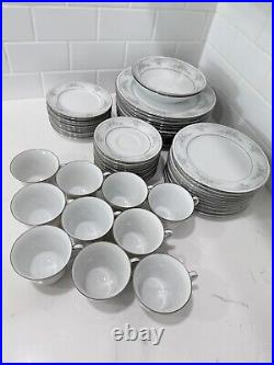Noritake Sweet Leilani #3482 China Set 54 pieces Plates, Bowls, Saucers, Cups