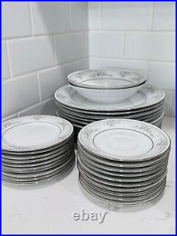 Noritake Sweet Leilani #3482 China Set 54 pieces Plates, Bowls, Saucers, Cups