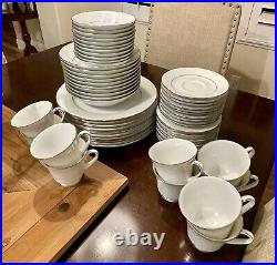 Noritake Tahoe China Service for 10 60 Pieces With 2 Sizes of HTF BOWLS