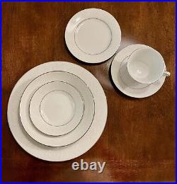 Noritake Tahoe China Service for 10 60 Pieces With 2 Sizes of HTF BOWLS