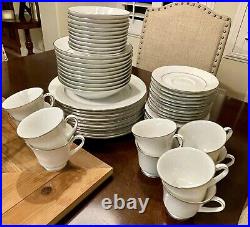 Noritake Tahoe China Service for 10 60 Pieces With 2 Sizes of HTF BOWLS