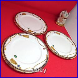 Noritake Tassel Plate set of 3 17cm No accessories from Japan Free Shipping NM