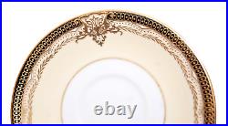 Noritake Valiere #95632 China Demitasse Sets 7 Cups 12 Saucers Vintage T1803