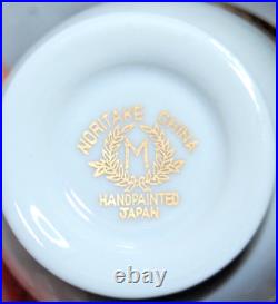 Noritake Valiere #95632 China Demitasse Sets 7 Cups 12 Saucers Vintage T1803
