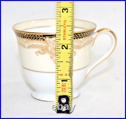 Noritake Valiere #95632 China Demitasse Sets 7 Cups 12 Saucers Vintage T1803