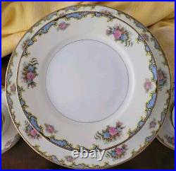 Noritake Vasona 36 Pcs Dinner & Bread Plates Fruit Bowls Sugar Creamer Cup& Sauc