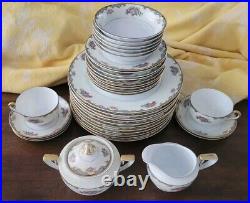 Noritake Vasona 36 Pcs Dinner & Bread Plates Fruit Bowls Sugar Creamer Cup& Sauc