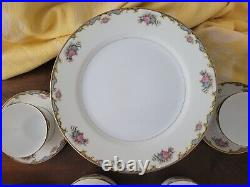 Noritake Vasona 36 Pcs Dinner & Bread Plates Fruit Bowls Sugar Creamer Cup& Sauc