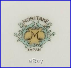 Noritake Vintage China Set Floral Pattern In Cream Black Gold Pastel 80+ Pieces