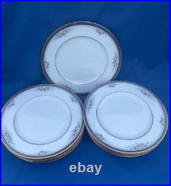 Noritake Vintage Ontario 3763 Japan DESSERT / BREAD PLATE Set Of 9