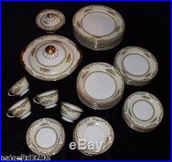 Noritake Vintage Pattern Martelle Fine China 49-Piece Dinnerware Set #80464