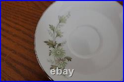 Noritake Vintage Porcelain China Soroya Pattern Green Floral 47 Piece Grouping