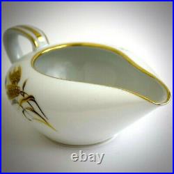 Noritake Wheaton 5414 Teapot Trio Set China Creamer Sugar Bowl Gold Trim Vintage