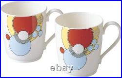 Noritake bone china Frank Lloyd Wright design tableware mug pair set P97280/4614