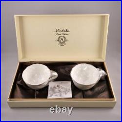 Noritake bone china pair set cup & saucer 2 customers Multicolor Bone China