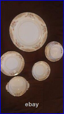 Noritake china-Place setting for 12 (one cup missing) and additional pieces