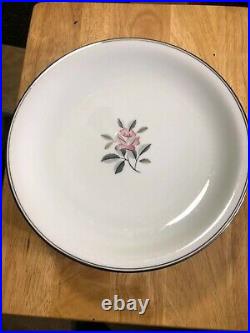 Noritake china japan 5790 pink dinner plate set of 9