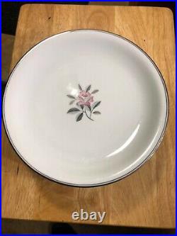 Noritake china japan 5790 pink dinner plate set of 9