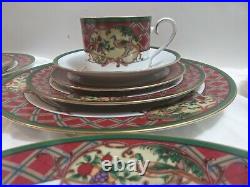 Noritake china set vintage 3930 4 settings 20 pieces, Royal hunt Sri Lanka gold
