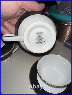 Noritake china set vintage japan Benedicta tea, pot, sugar creamer 2 cups 5 Pl 1