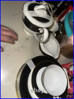 Noritake china set vintage japan Benedicta tea, pot, sugar creamer 2 cups 5 Pl 1