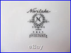 Noritake china viscount 6845 12 place settings 7 service pieces