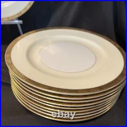 Noritake goldkin china Set Of 10 Dinner Plates 10 3/4 In