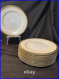 Noritake goldkin china Set Of 10 Dinner Plates 10 3/4 In