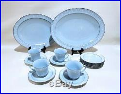 Noritake vintage China love song #8002 15 piece set rare blue color