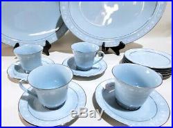 Noritake vintage China love song #8002 15 piece set rare blue color