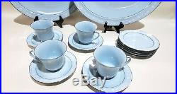 Noritake vintage China love song #8002 15 piece set rare blue color