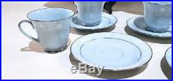 Noritake vintage China love song #8002 15 piece set rare blue color