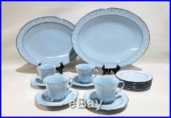 Noritake vintage China love song #8002 15 piece set rare blue color