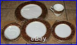 OPEN BOX Noritake Xavier Gold 5-Piece Place Setting Made in Japan Bone China Set