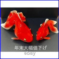 Old Noritake Goldfish Set of 2 Bone China Noritake Antique