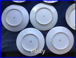 Old Noritake set of Antique 1 Platte and 11 Small Plates Rose Motif 1934-1950